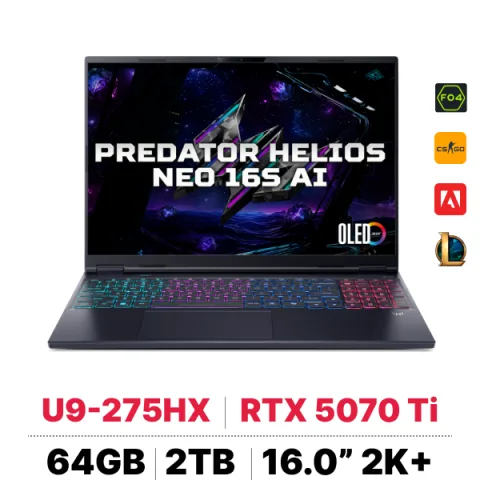 Acer Gaming Predator Helios Neo 16S AI PHN16S-71-95MS